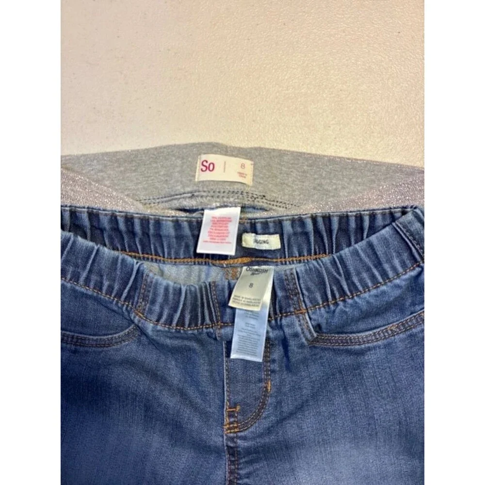 Jeans, dress, Handemade pull over size 8